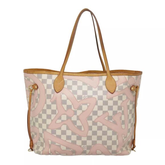 LOUIS VUITTON Damier Azur Neverfull MM Tote Bag - Picture 3 of 16